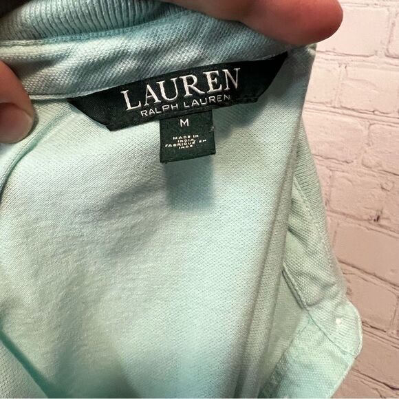 Lauren Ralph Lauren Light Blue Polo size Medium Women’s - Picture 8 of 8